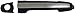 Dorman 79824 Front Driver Side Exterior Door Handle with Keyhole for Select Hyundai Models, Black Handle with Chrome Insert