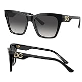 DOLCE & GABBANA DG4384 Square DG Logo Acetate Sunglasses with Luxury Eyewear Kit