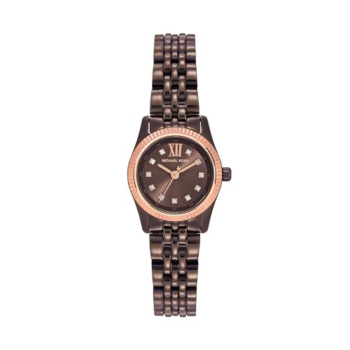 Michael Kors ���f�B�[�X LEXINGTON �O�j �`���R���[�g �X�e�����X�X�`�[���E�H�b�`�AMK4844