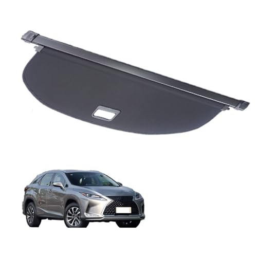 Retractable Cargo Cover for Lexus RX-270 2004-2009, No Gap Trunk Shade Security Shade, Luggage Screen Tonneau Cover,Carbon Fiber