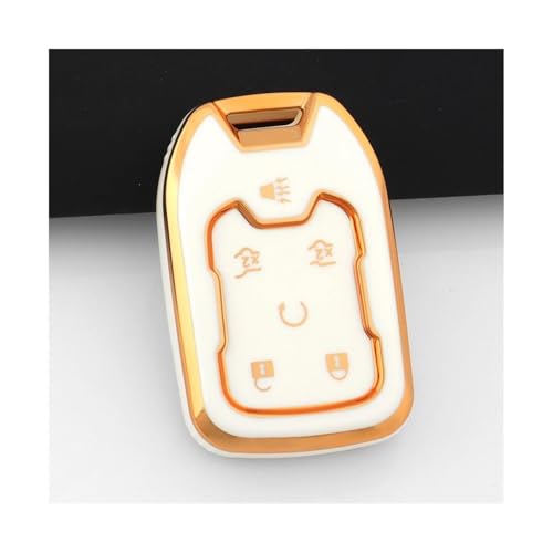 Coque de clé voiture en TPU GMC Sierra Acadia Terrain 2020 2021 2022 protection boîtier 6 boutons