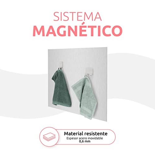 Miniatura 9 de Compactor Protector De Salpicaduras De Cocina Splash Talla L 50x60 Cm En Acero Inoxidable - Life Ran6471