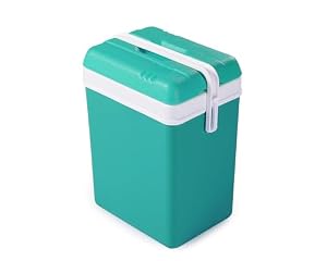 Ondis24 Kühlbox Promotion Blau/Grün Kühltasche für Camping und Picknick aus Kunststoff (15 Liter Lagunenblau)