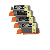 Conception anti-colmatage FLYFLZJYJR Cartouche d\'encre Compatible BCI-15 BCI-16 for imprimante PIXMA i70/i80/iP90(4PCS Black)