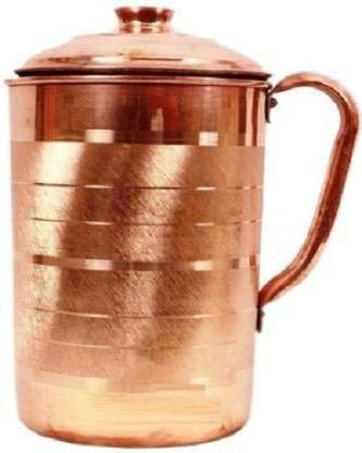 Copper Jug Pitcher Copper Jug Plain Drinkware 2000 Ml