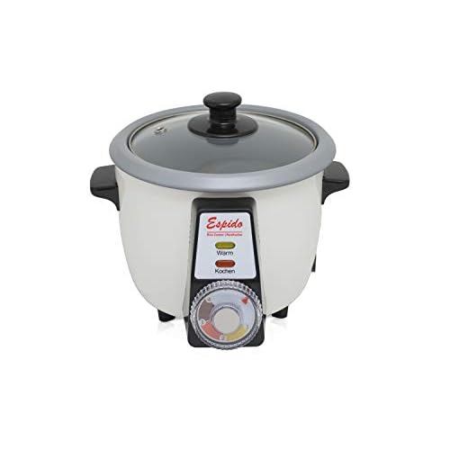 Persischer Reiskocher mit Tahdig Reiskuchen Tadig Reiskruste (1-2 Personen - 0,6 L - 300 Watt - RCG10T)