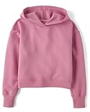 The Children's Place,Girls,Active Long Sleeve Hooded Sweatshirt,Purple Thistle,Large