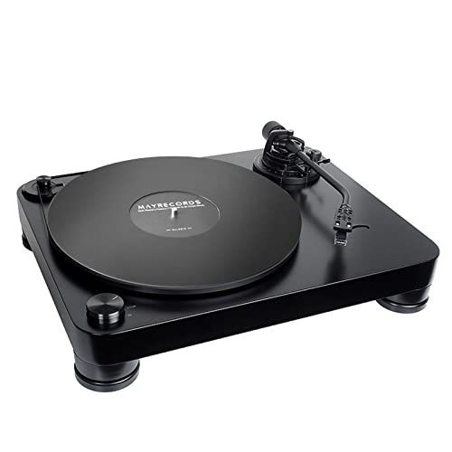 Sdroceryam Acrylic Turntable Platter Mat, 12 Inches Acrylic Slipmat For Vinyl Lp Record Players Anti-Static Slipmat, Reduces Vibrations & Improved Sound Clarity (Black) #TOP4