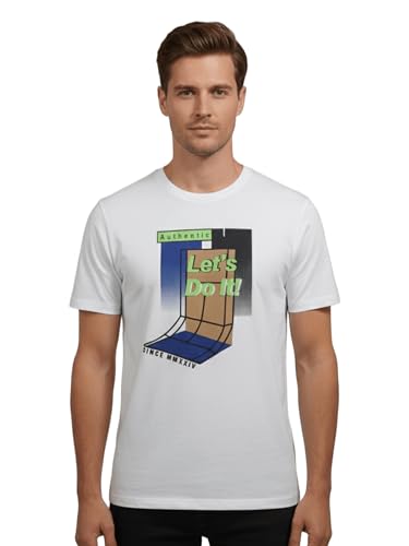 Image of Dollar Club Men's Cotton Round Neck Printed T-Shirt