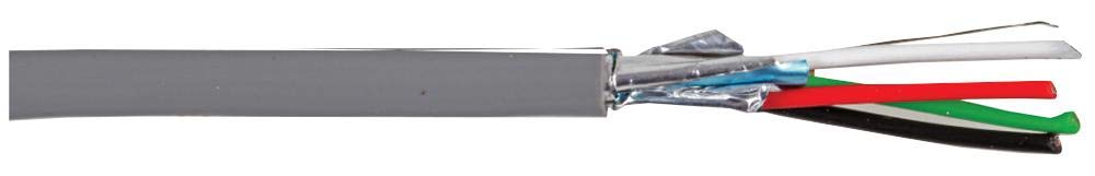2 Pares de Cables de señal Blindados 22AWG 30.5m (100 pies), Multicore Cable