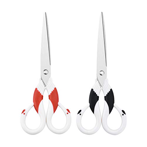 Scissors Bulk 2-Pack, Multipurpose Scissors, Soft Comfort-Grip Handles Stainless Steel Sharp Scissors for School Office Home, Primary/High/Middle School Classroom Class Scissors Supplies Scissors Bulk 2-Pack, Multipurpose Scissors, Soft Comfort-Grip Handles Stainless Steel Sharp Scissors for School Office Home, Primary/High/Middle School Classroom Class Scissors Supplies