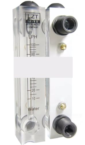 Débitmètre d'eau type panneau LZT-15 rotamètre liquide 16-160LPH pour tuyauterie
