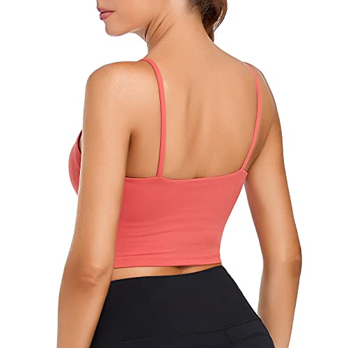 Image of Lemedy Women Padded Sports Bra Fitness Workout Running Shirts Yoga Tank Top