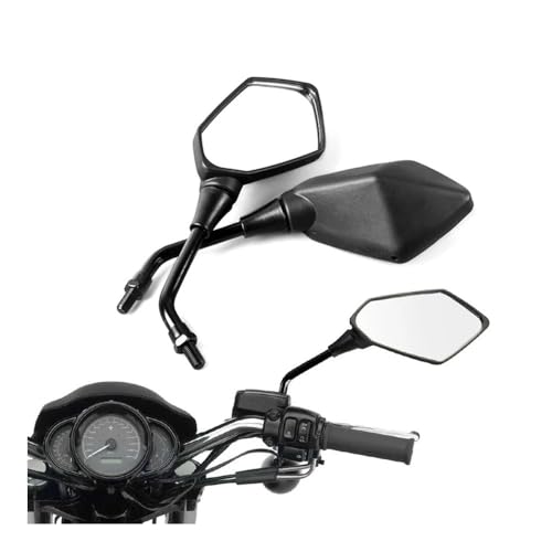 Retrovisor moto y scooter con espejo convexo lateral para bicicleta eléctrica de 8 y 10 mm 2