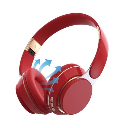 Tyinerc Auriculares Inalámbricos, Auriculares Estéreo Transpirables, Auriculares Supra-Auricular Inalámbricos | Para El Hogar, La Familia, Oficinas, Gimnasio, Juegos, Teléfono, Ordenador Portátil