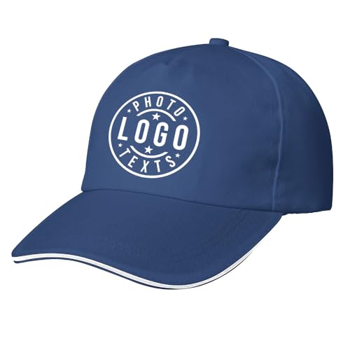 Bulk Customized Trucker Hat for Men Women Custom Caps Design Your Own Logo Text Image Personalized Baseball Cap for Gifts Sport Blue Hats