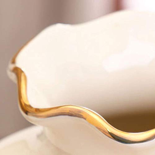 Vase en céramique salon grande taille ornement maison porcelaine - 6