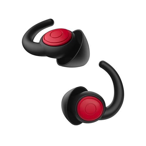 Ear Plugs for Sleep Noise Reduction, Soft Comfortable 2-Pack Silicone Ear Plug for Sleeping 28dB Noise Cancelling Hearing Protection Earplugs for Sleep, Airplane Travel