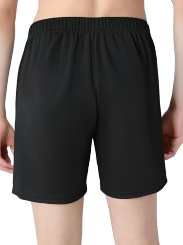 Kids Boys Quick-Dry Mesh Athletic Shorts Color Block Summer Sports Basketball Soccer Workout Shorts2