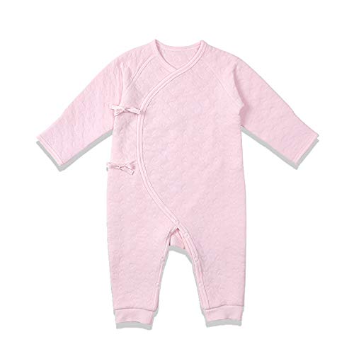 i-baby Barboteuse en Coton Pima Matelasse Premium, emballée dans Une Jolie boîte (3-6mois, Rose)