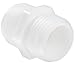 Thogus Nylon Tube & Hose Fitting, Adapter, White, 3/4" NPT Male x GHT (Pack of 10)
