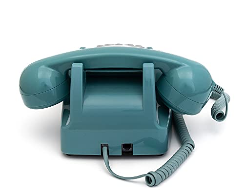 GPO-Retro-GPO746DPBBL-746-Desktop-Push-Button-Telephone-Blue