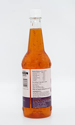 Image of RK Home Made Natural Syrup | Saffron Real Kesar Concentrated Syrup | Gluten-Free | 100% Vegan & Low Fat | Perfect Festive Beverage & Dessert Base