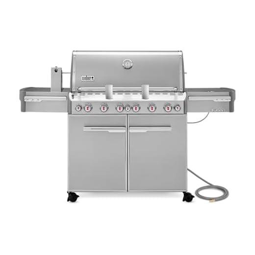 Weber Summit S-670 6-Burner Natural Gas Grill, Stainless Steel