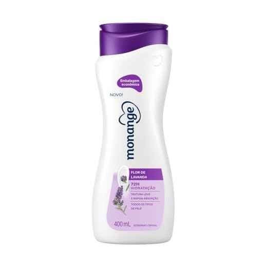 Monange Hidratante Desodorante Flor De Lavanda 400 Ml