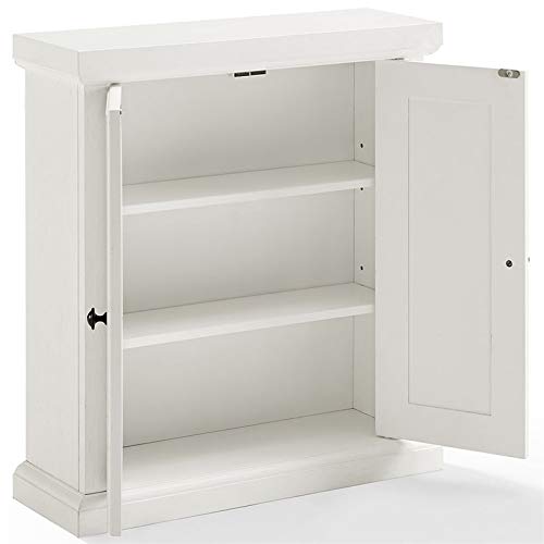 Crosley Furniture Seaside Wall Cabinet, Distressed White #TOP3