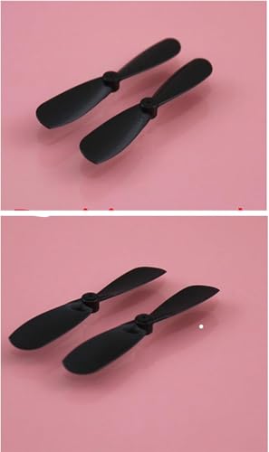 Image of High-Speed Metal DC 3.7V Micro Coreless Motor Set with Propellers for Mini Drones, Clockwise and Anticlockwise Rotation (4 Motors + 12 Props)