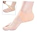 FRCOLOR Foot Care Socks Toe Pads for Gel Heel Sleeves Heel Cushion Protector Fabric Gel