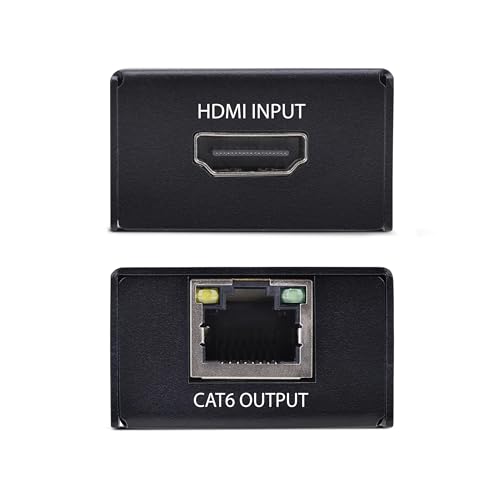 Image of StarTech.com HDMI Extender Over CAT5e /CAT6, 4K 60Hz, Up to 200ft (60m), Transmitter and Receiver Kit, Power Over Cable