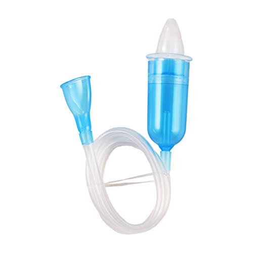 Mnrkaoic Aspirador nasal Manual para bebés de silicona y plástico, Limpiador de nariz antirreflujo seguro y portátil, Alivio efectivo de la congestión nasal Fácil de Usar Lavable Reutilizable Cover