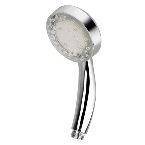 Pommeau douche LED fixe anti-brûlure à capteur de température d'eau tricolore - 2