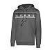 NBA San Antonio Spurs Men's Fleece Hoodie Pullover Sweatshirt Poly Midtown, XX-Large, Charcoal