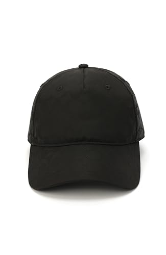 COACH Tonal Signature C Cotton Baseball Hat Black
