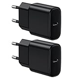 USB C Ladegerät 2-Pack USB C Netzteil Ladestecker 25W PPS und PD 3.0 Stecker Adapter Steckdose Stromadapter Netzstecker Ladestecker Kompatibel für Samsung Galaxy S26 S25 Tablet,iPhone 17 16 15,Handy