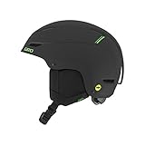 Stack Ventilation Giro Herren Ratio MIPS Skihelm, mat Black/Green Sport tech, L