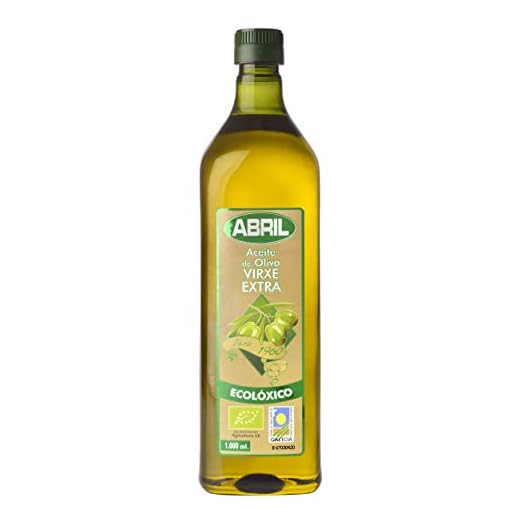 Abril Aceite de Oliva Virgen Extra Ecológico 1 L - Caja de 6 botellas