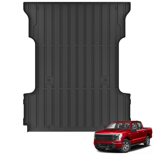 KARPAL Truck Bed Mat for 2015-2025 2026 Ford F150 & Lightning 6.5FT Standard Bed (Not Fit 5.5FT/8FT), All Weather Protection TPE Pickup Car Bed Mat Custom Fit F150 Bed Mat Accessories Bed Liner
