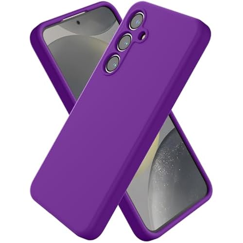CUZMIGO Liquid Silicone Case for Samsung Galaxy S24 Plus, Purple
