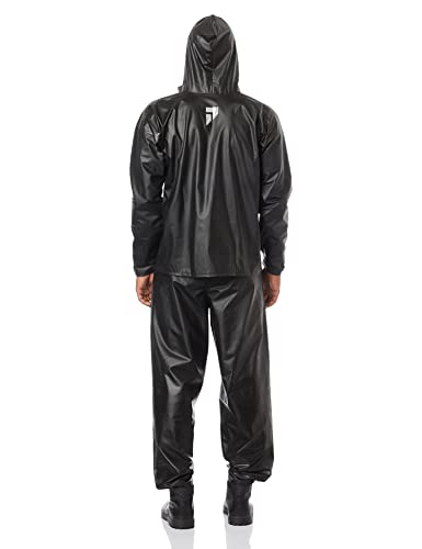 Capas Pioneira, 2901MPREGG, Capa de Chuva Impermeável Para Motoqueiro de Pvc Masculino Combate Capuz