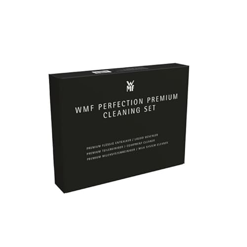WMF Perfection Premium Reinigungsset für Kaffeemaschinen, Entkalker, Milchsystemreiniger, Teilereiniger für WMF Perfection Kaffeevollautomaten