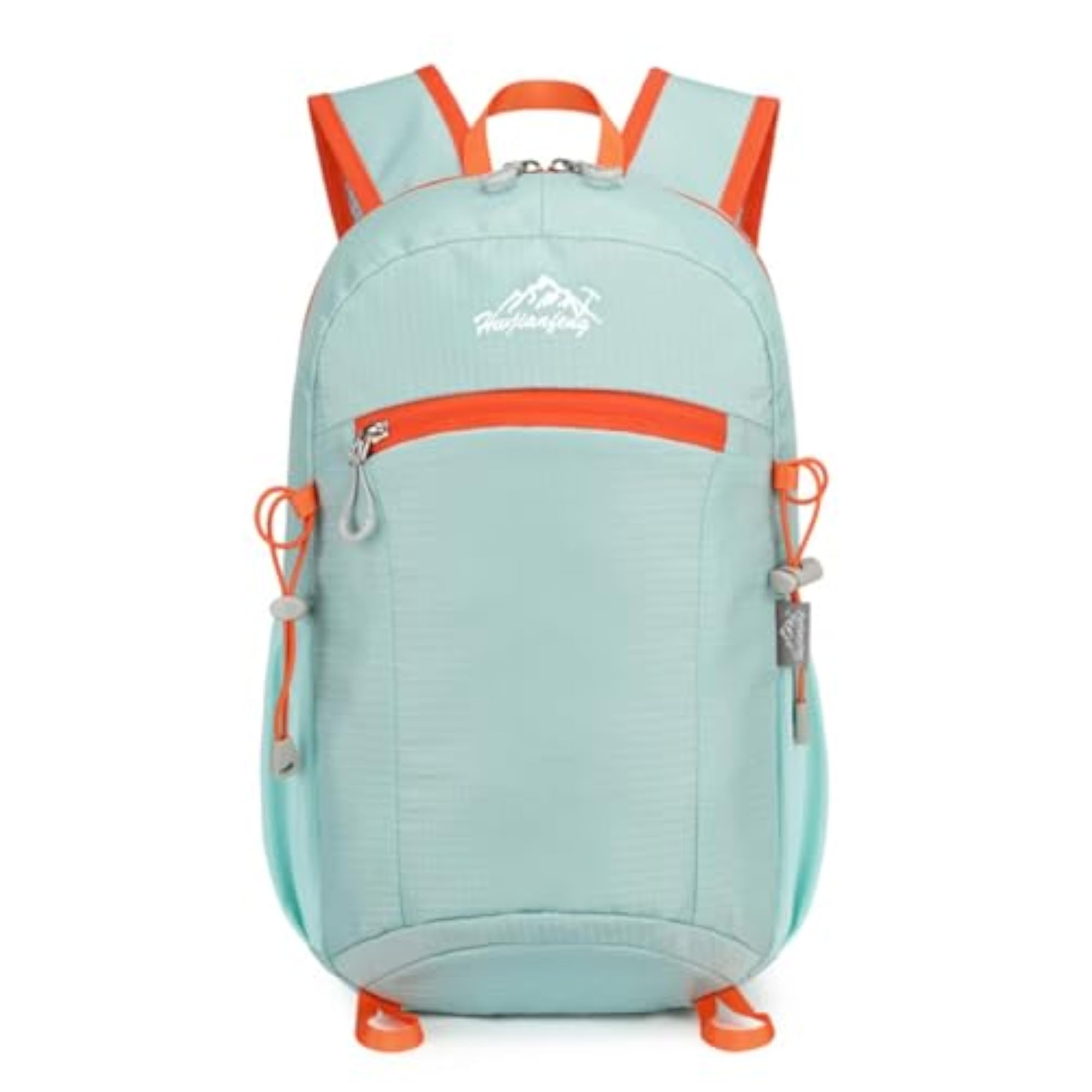 Mint Green Waterproof Foldable Backpack, Lightweight Daypack