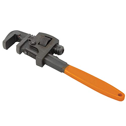 Image of GROZ Adjustable Pipe Wrench| Ideal for All Plumbing Related Home & Industrial Repairs| Forged Tool Steel Construction| Hardened Jaws with Vee Grooves| Ergonomic Handle| Length: 18 inch (450 mm)| SPW /18