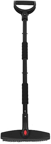3 in 1 Snow Shovel Kit Black Removable Portable Collapsible Emergency Snow Shovel with Ice Scraper for Camping Trucks