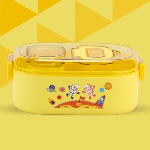See full amazon price history chart for Attro Happy Meal Lunch Box Comes with 2 Spoon, Stylish Anti Spill Lid & 10 Colour Ball Pen Outer Plastic & Inner Steel Space Theme Stylish & Functional Lunch Box for Kids - 700ml Astronaut Yellow Attro Happy Meal Lunch Box Comes with 2 Spoon, Stylish Anti Spill Lid & 10 Colour Ball Pen Outer Plastic & Inner Steel Space Theme Stylish & Functional Lunch Box for Kids - 700ml Astronaut Yellow (B0CK5RWJBC) Amazon Price History, Amazon Price Tracker