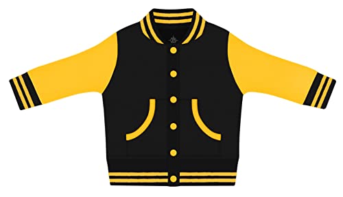Creative Knitwear College Baby Varsity Bomber Jacket Lightweight - Multiple Colors, Unisex, (0 Months - 8 Years)