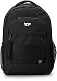 Reebok Backpack - Lightweight Zipper Closure School Backpack & Spacious Compartments - Everyday Bookbag & Travel Bag, Size One Size, Black Miles